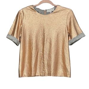 Misha Nonoo Eva Foiled Rose Gold Box Top